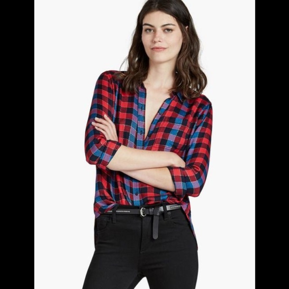 Lucky Brand Duo Fold Plaid Shirt - Picture 3 of 4